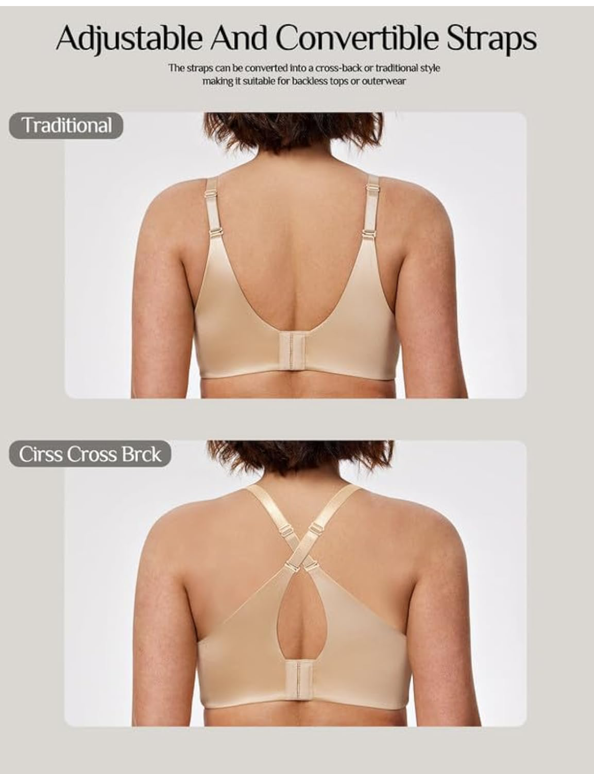 Seamless Wireless Minimizer Bra