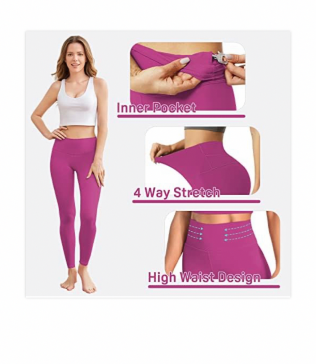 High Waisted Purple Leggings