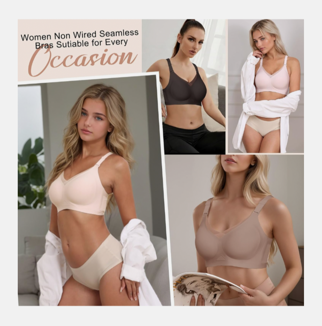 Seamless Push-Up Sports Bra