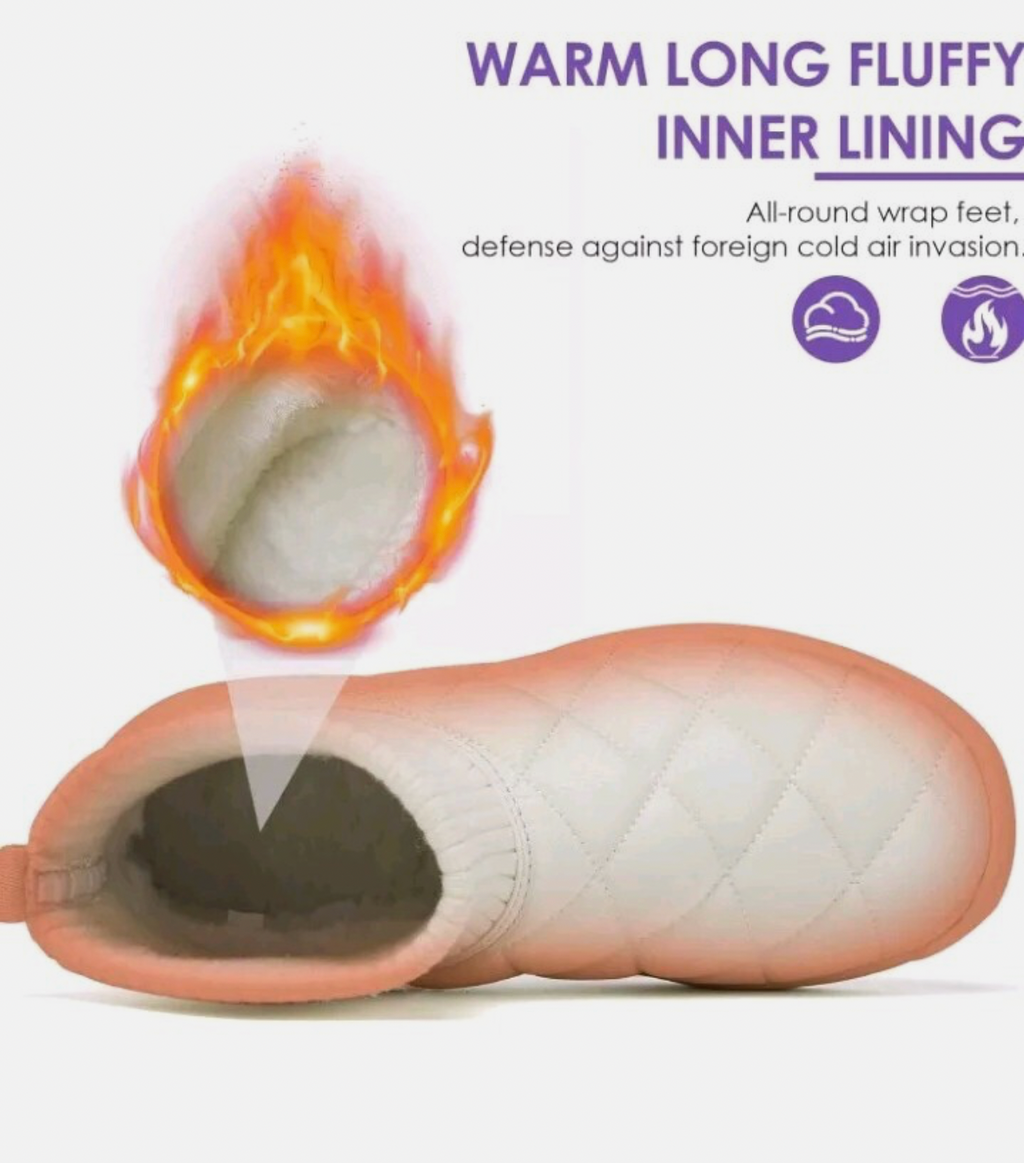 Waterproof Fur-Lined Snow Boots