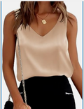 Women's Camisole Vest Top - Peach