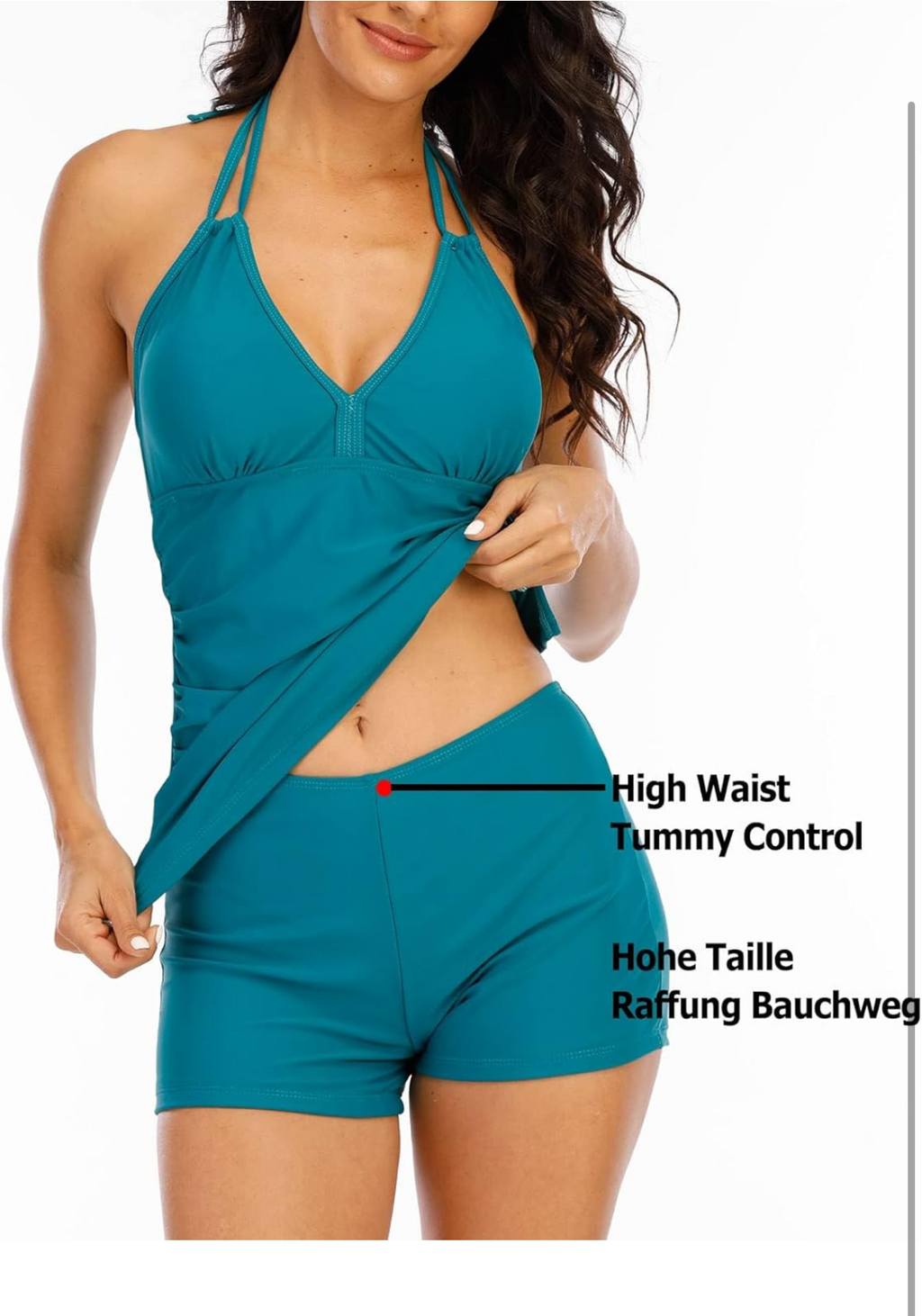 Two Piece Tankini Bathing Suit