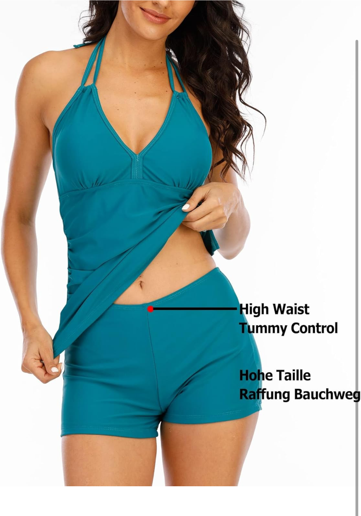 Two Piece Tankini Bathing Suit