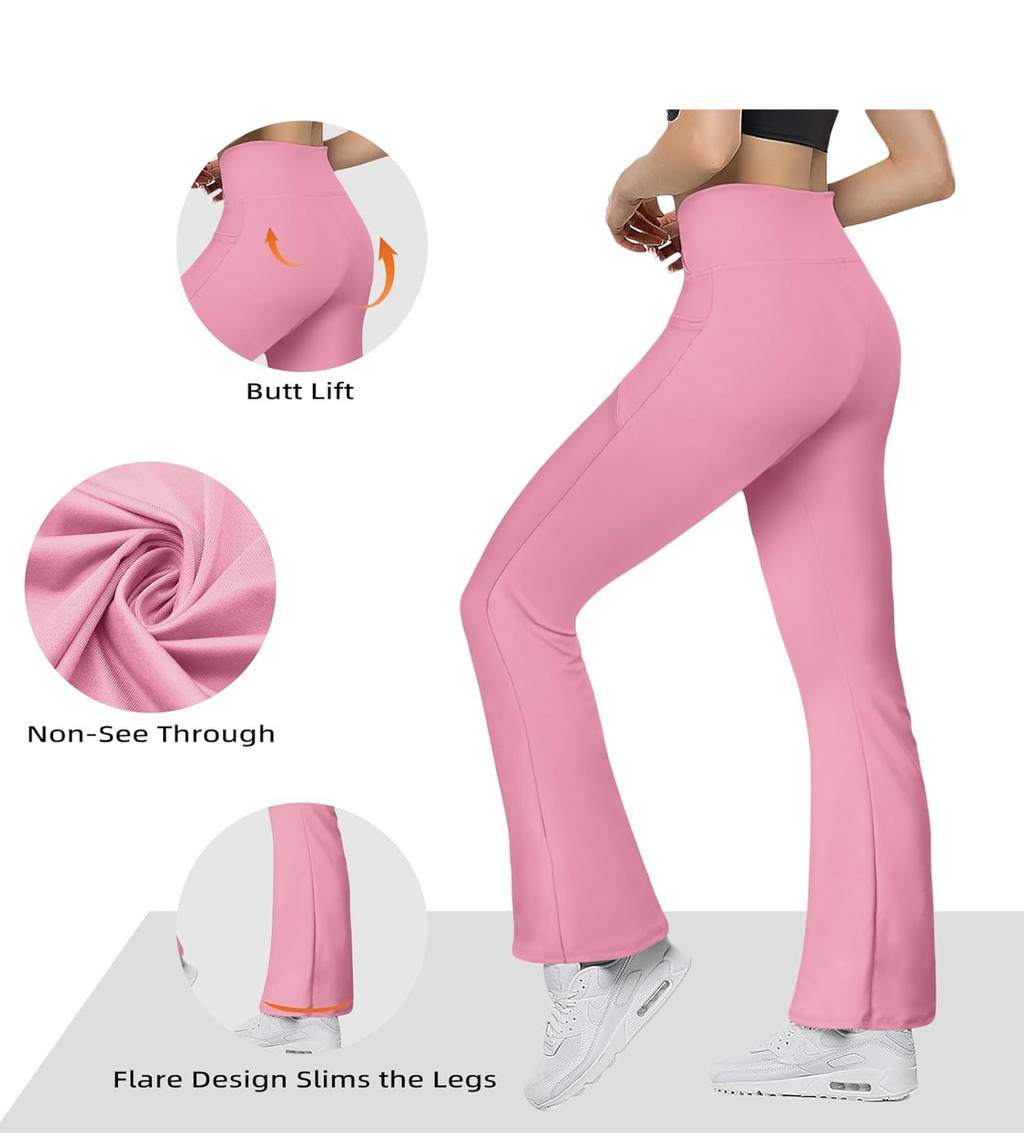High Waisted Flare Leggings