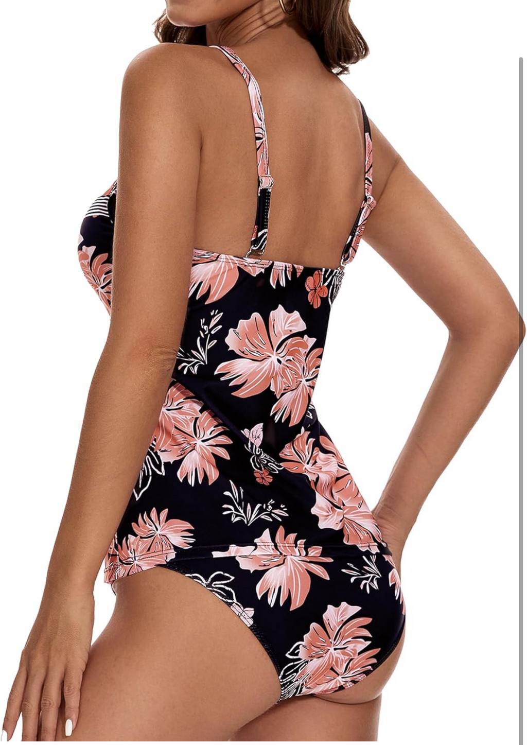 Printed Tankini Swimwear Set - Floral