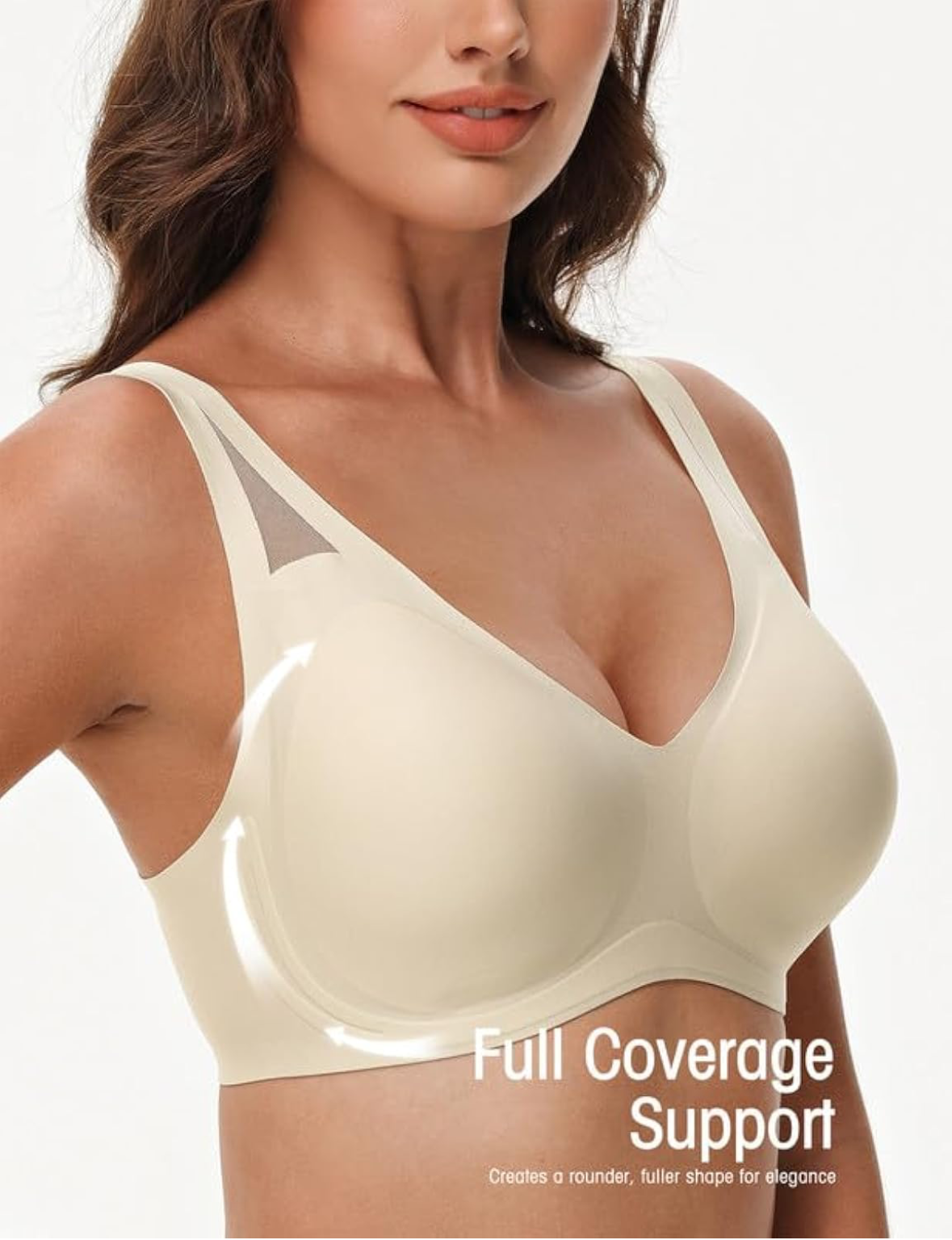 Wireless Seamless Full Coverage Bra